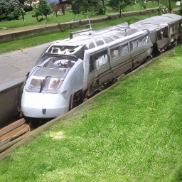 Train layout sample