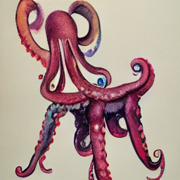 Text-to-image sample octopus chair 1