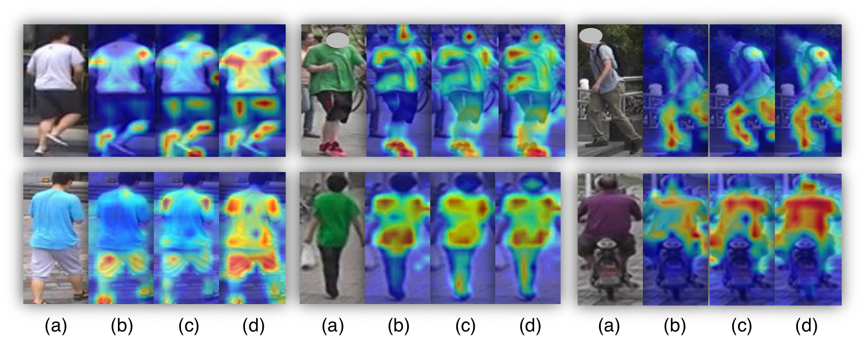 Grad-CAM visualization of attention maps for JPM